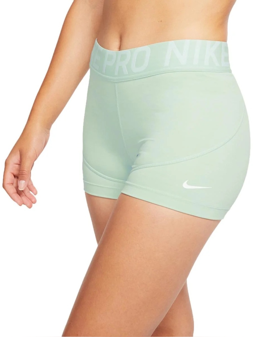 *FLAWED* Nike | Mint Nike Pro Compression Shorts | Size Small